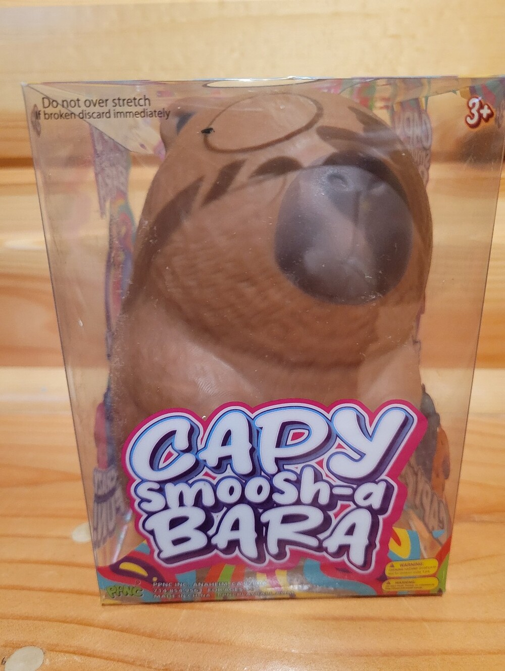 Smoosh-a-Bara Brown Capybara Squishy Stress Toy - Brand